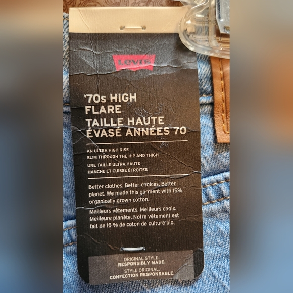 Levi's 70s Flare Jeans - Picture 3 of 5
